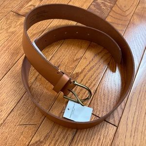 NWT AE Tan Leather Belt Size L